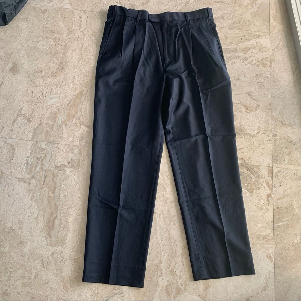 Dark Navy 100% Wool men’s pants 38/29